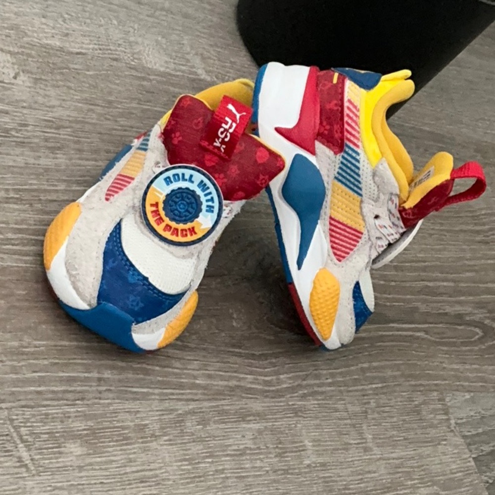 Puma Vibrant Blue and Red Sneakers Athletic Style